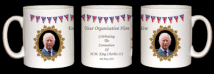 King Charles III Coronation Coaster, Coronation mug, Coronation Memorabilia, Coronation Range. Royal Family